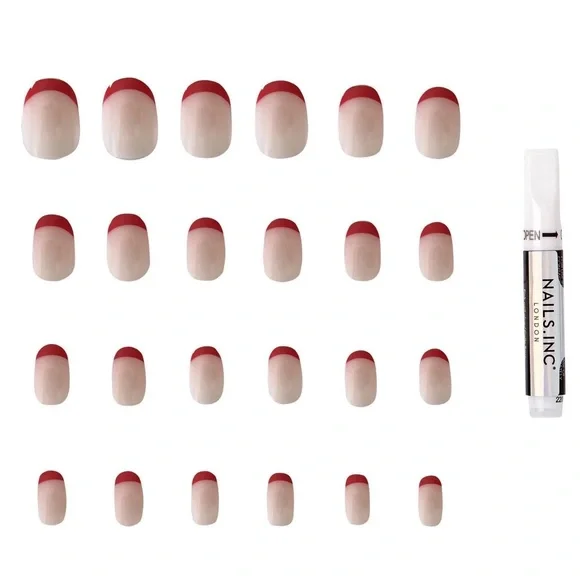 Festive French Fake Nails by Nails Inc. London - Picture 3 of 3